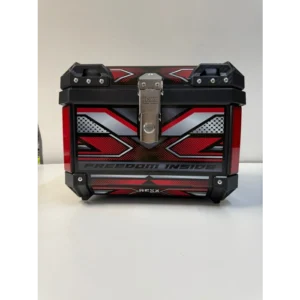 REXX ABS MOTOSİKLET ARKA ÇANTA SİYAH / KIRMIZI