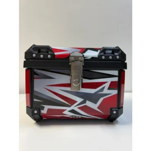 REXX ABS MOTOSİKLET ARKA ÇANTA ANTRASİT/KIRMIZI/GRİ